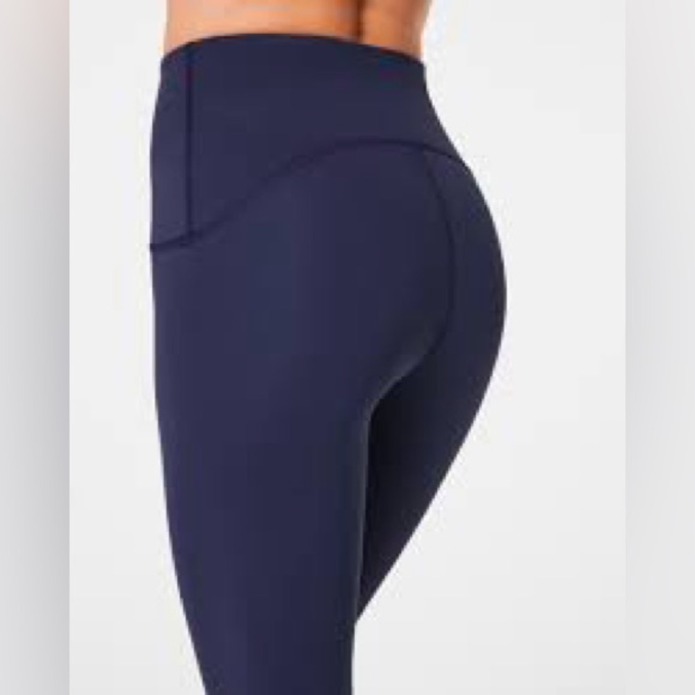 SPANX Midnight Black High-Waist Leggings - Picture 4 of 12